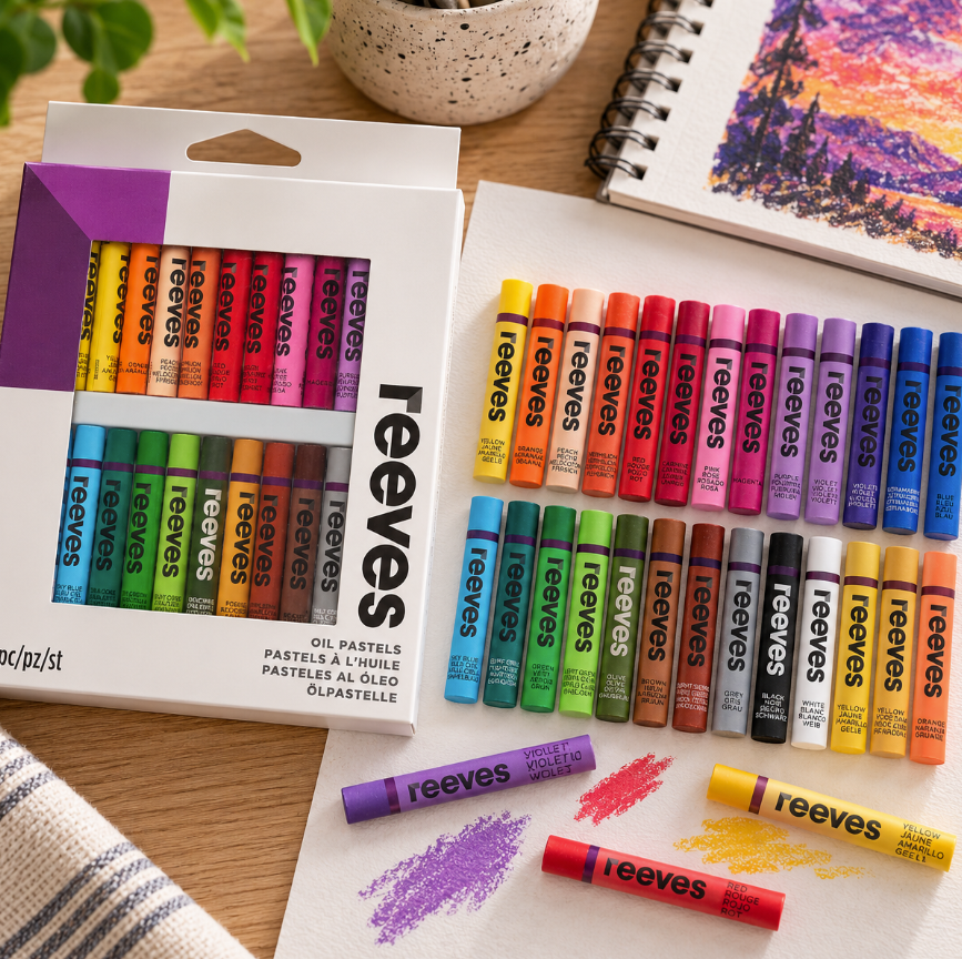 Reeves Oil Pastel 24 Pack