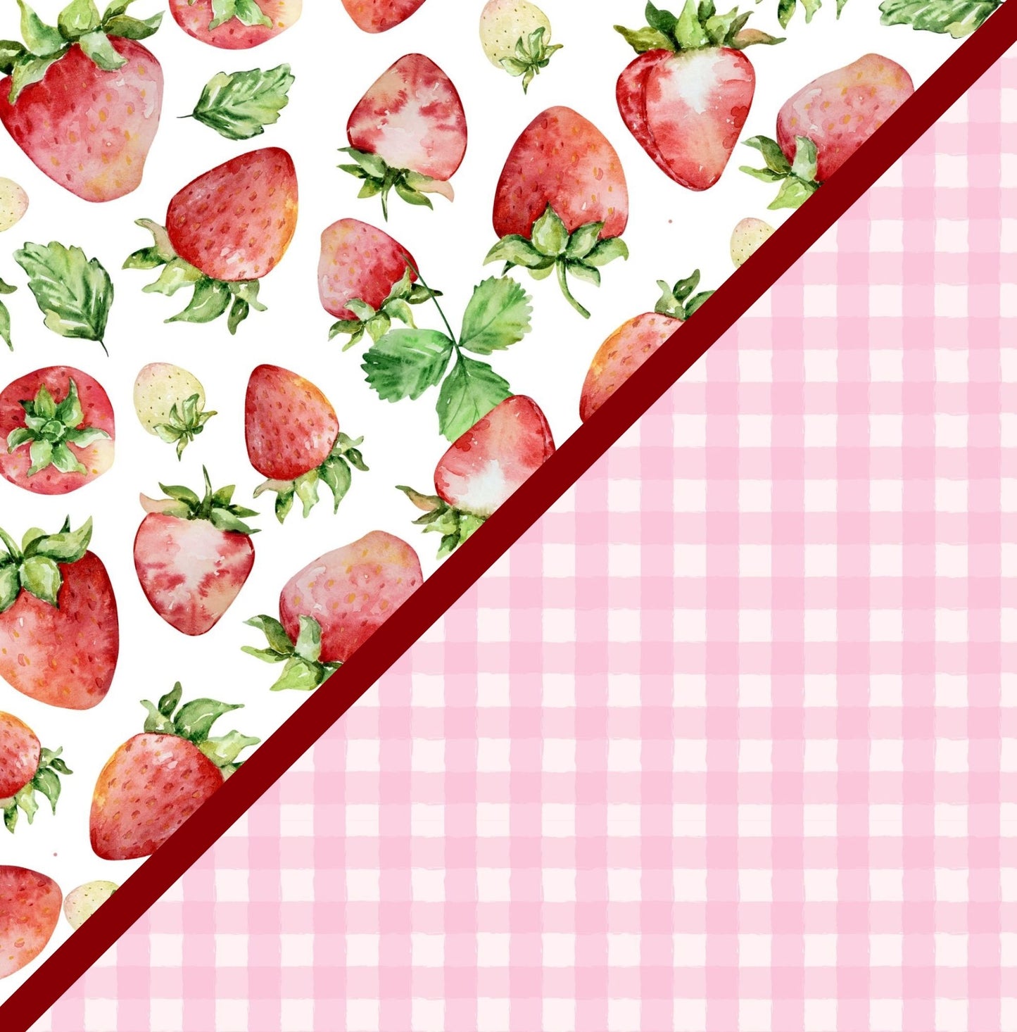 Digital Kit A4 Papers Strawberry Fields Digital - 12 Designs