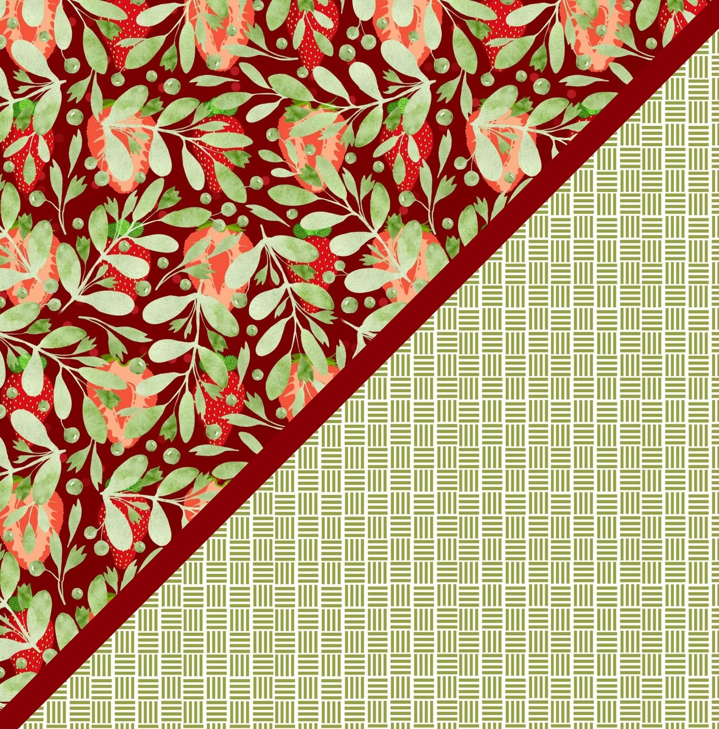 Digital Kit A4 Papers Strawberry Fields Digital - 12 Designs