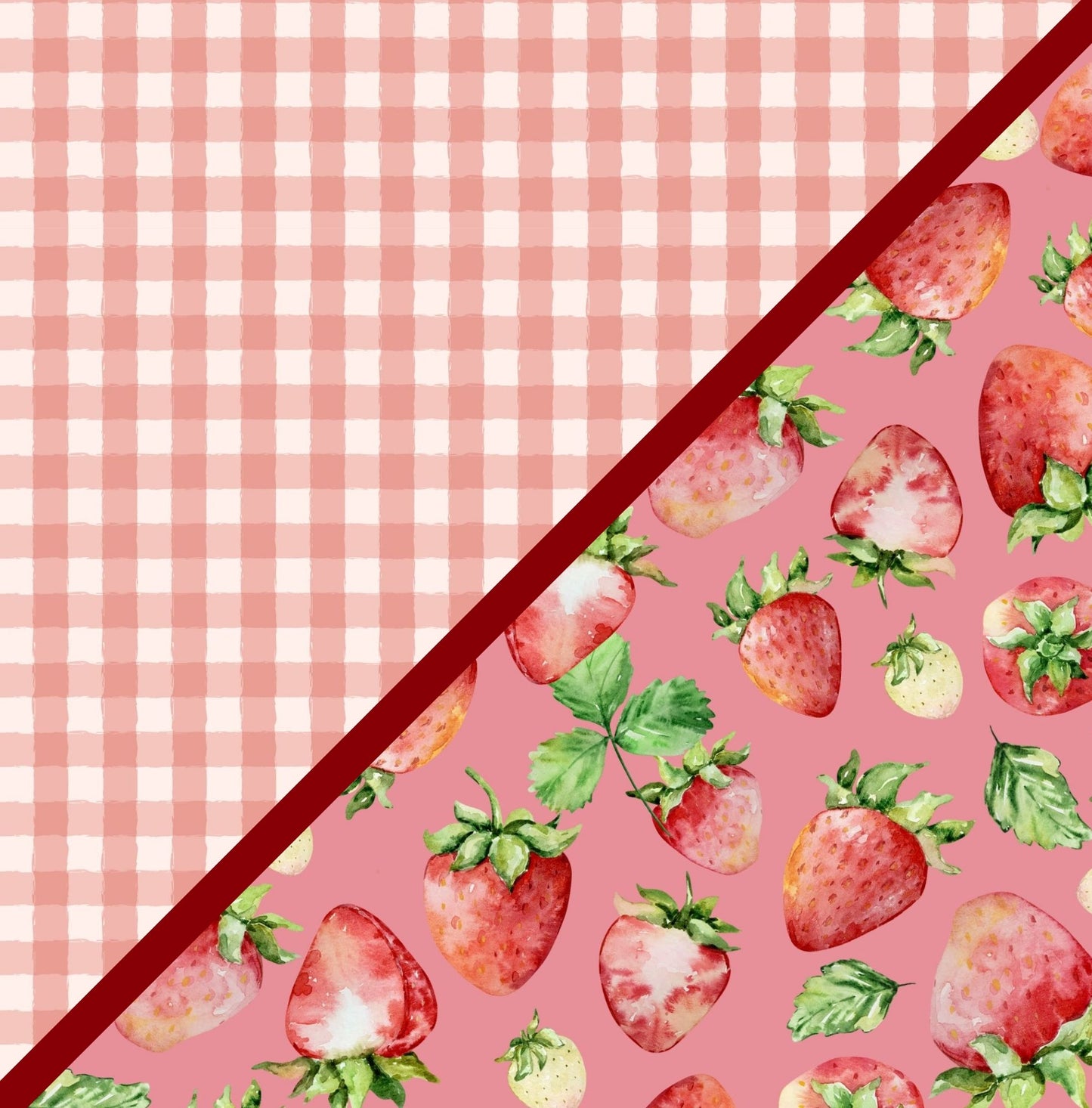 Digital Kit A4 Papers Strawberry Fields Digital - 12 Designs