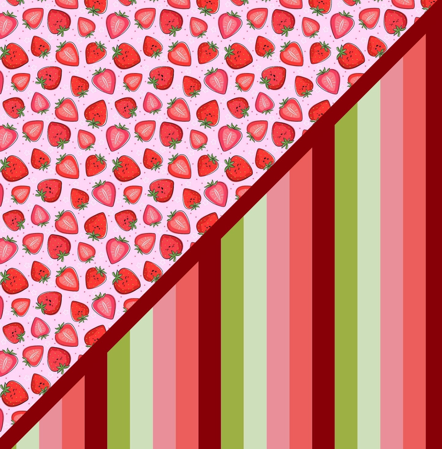 Digital Kit A4 Papers Strawberry Fields Digital - 12 Designs