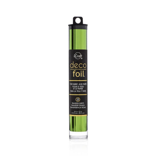 Deco Foil 6x 12 Sheet (5) - SPRING GREEN
