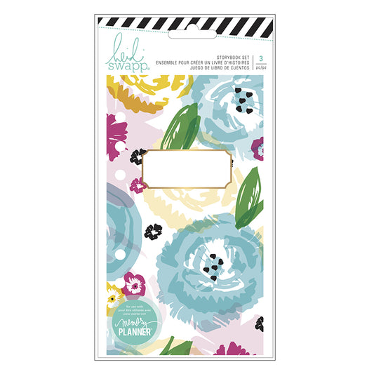 Heidi Swapp Memory Planner Storage Binder Floral Tell Your Story, Notebook,  Photo Album 