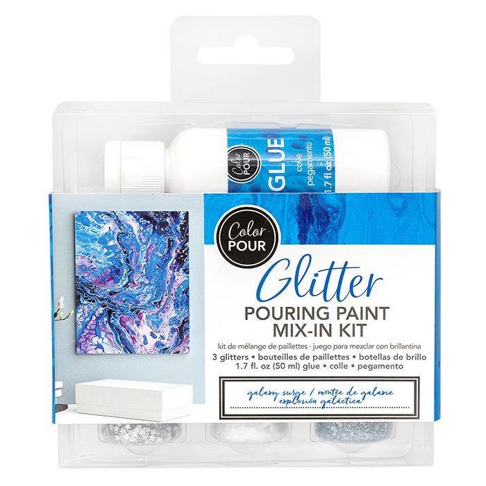 Color Pour Resin - Glitter Mix-In Kits - Galaxy Surge