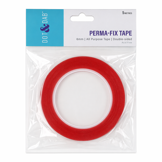 Dot & Dab Permafix Double Sided Tape 6mm