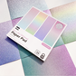 First Edition 6in x 6in Glittered Paper Pad | Pastel Ombre